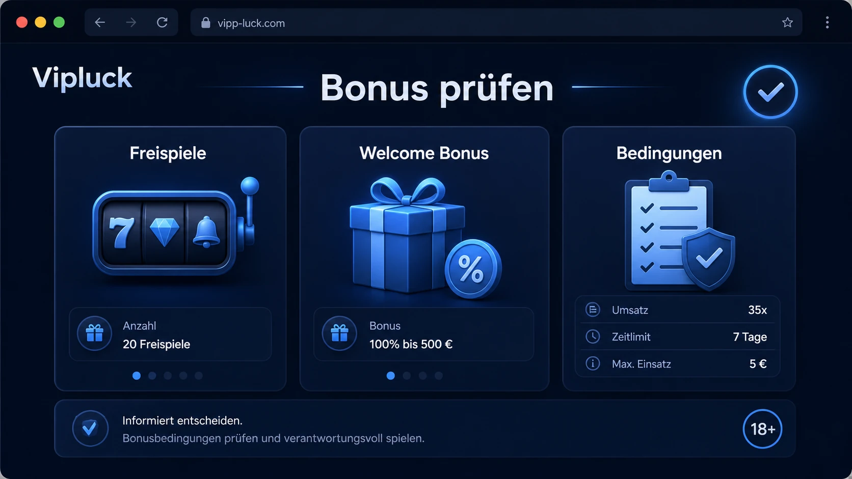 Fazit zum Vipluck Bonus