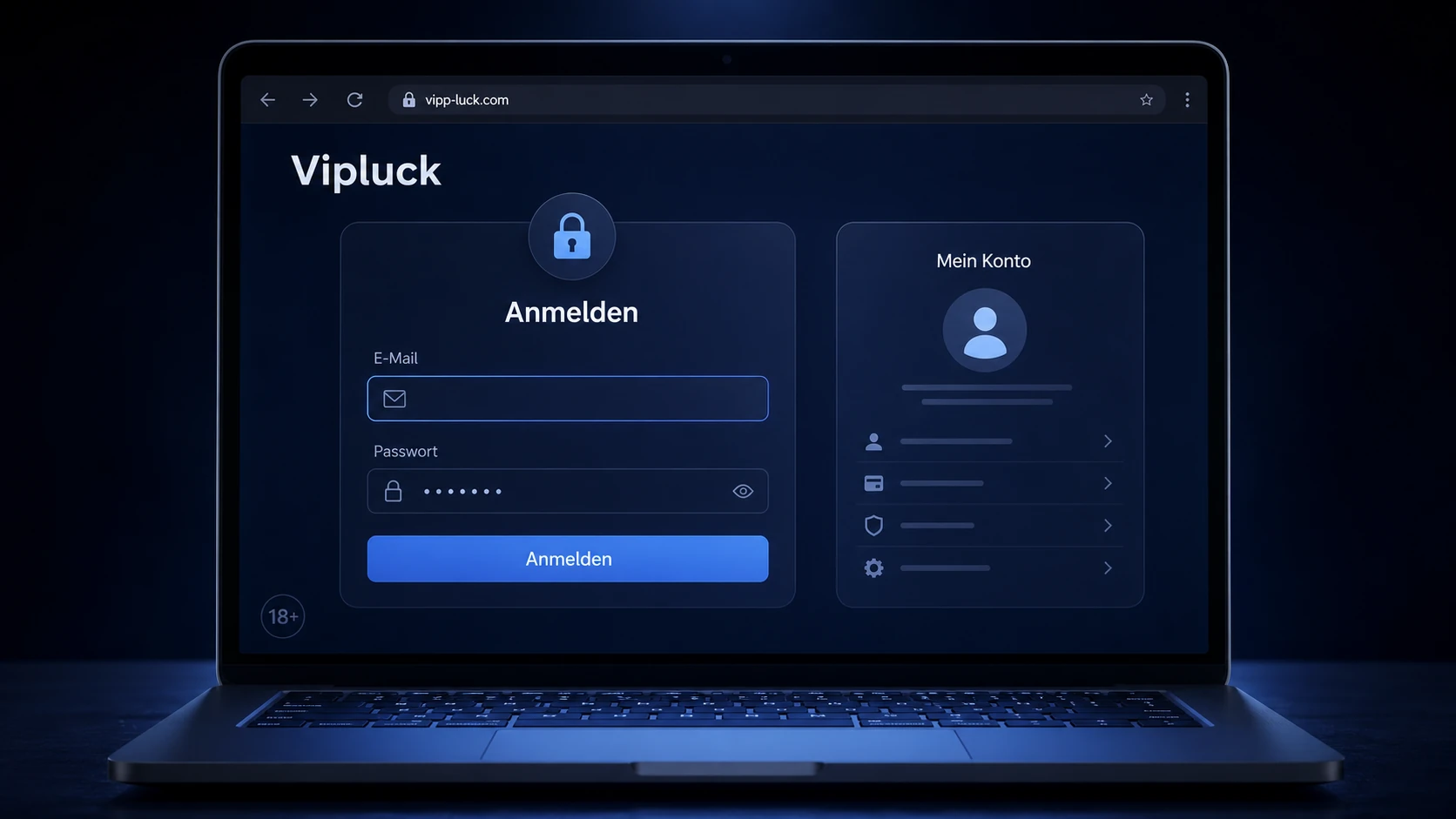 So funktioniert der Vipluck Login